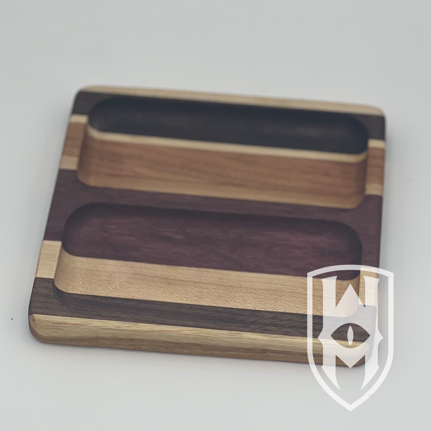 Valet Tray w/ Double Pocket