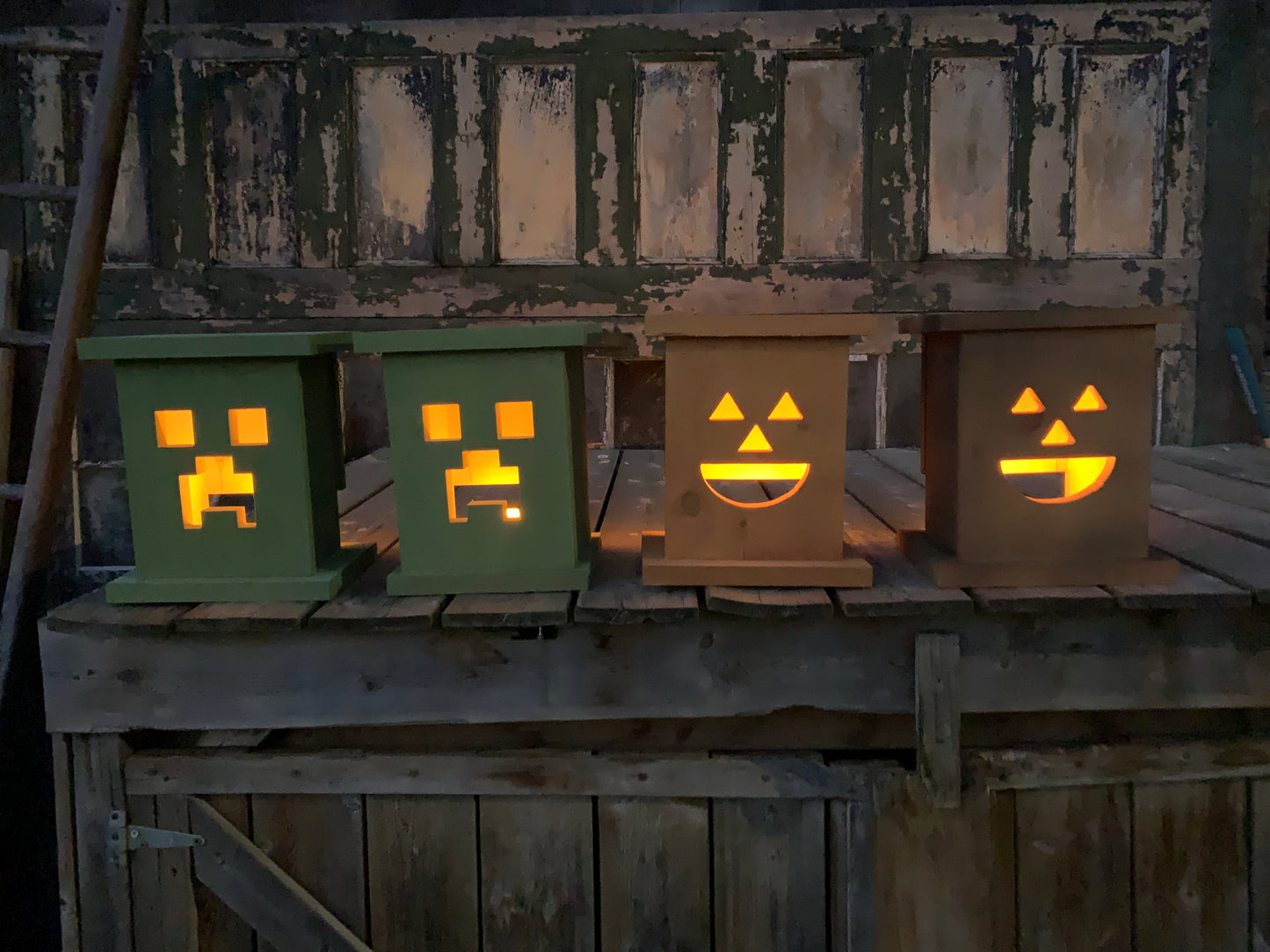 Rustic Jack-o'-lantern