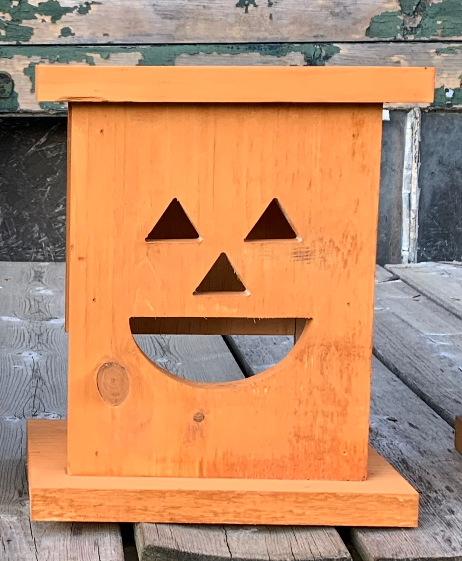 Rustic Jack-o'-lantern