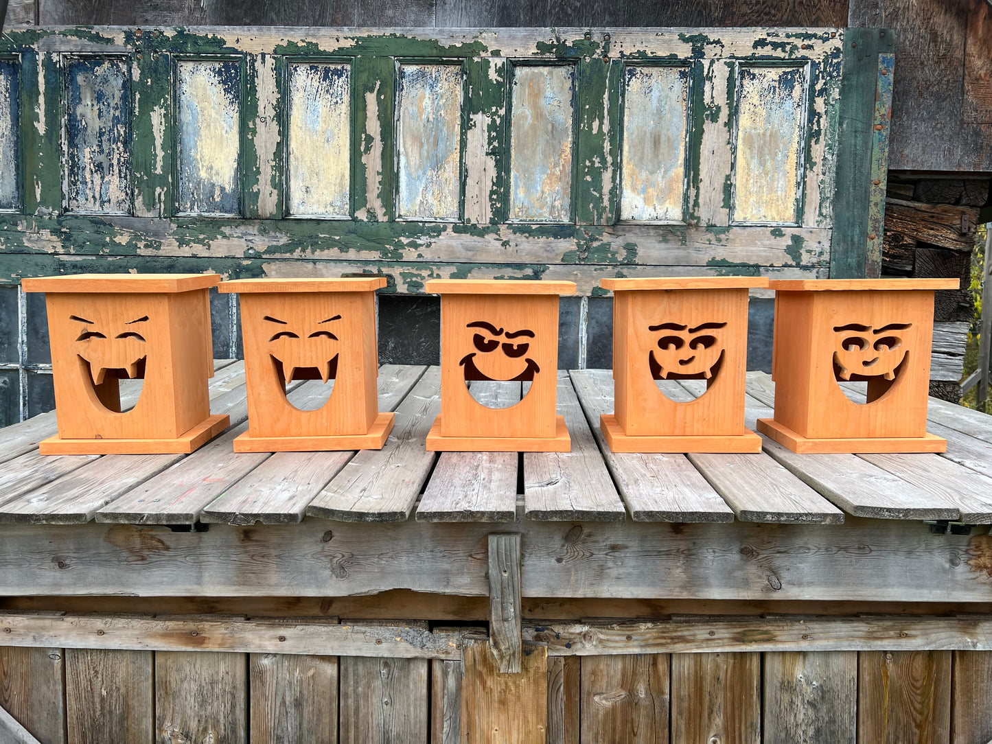 Rustic Jack-o'-lantern